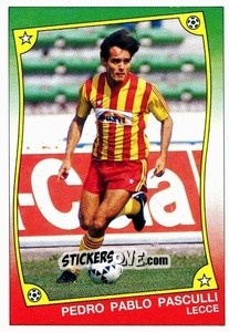 Sticker Pedro Pablo Pasculli - Ale O-Oh! Stickers 1989-1990
 n. 47 - Panini