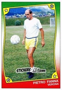 Sticker Pietro Fanna - Ale O-Oh! Stickers 1989-1990
 n. 77 - Panini