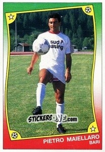 Sticker Pietro Maiellaro - Ale O-Oh! Stickers 1989-1990
 n. 12 - Panini