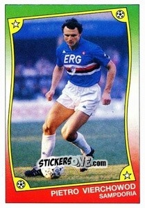 Sticker Pietro Vierchowod - Ale O-Oh! Stickers 1989-1990
 n. 71 - Panini