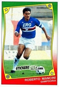 Sticker Roberto Mancini - Ale O-Oh! Stickers 1989-1990
 n. 68 - Panini