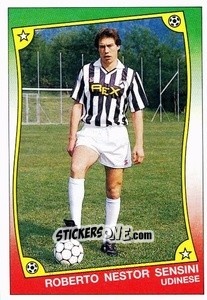 Sticker Roberto Nestor Sensini - Ale O-Oh! Stickers 1989-1990
 n. 76 - Panini