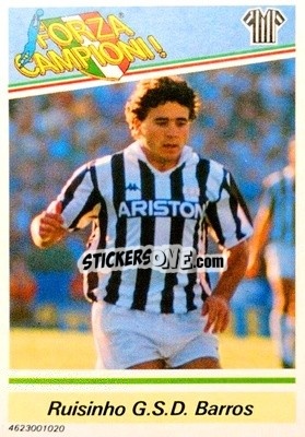 Sticker Rui Barros - Forza Campioni 1989-1990
 n. 40a - KENNER