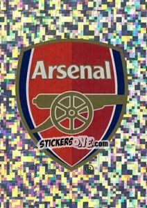 Figurina Arsenal Club Badge - Premier League Inglese 2012-2013 - Topps