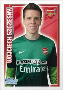 Sticker Wojciech Szczesny - Premier League Inglese 2012-2013 n. 4 - Topps