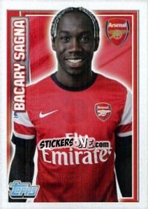 Figurina Bacary Sagna - Premier League Inglese 2012-2013 - Topps