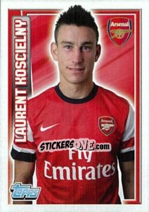 Sticker Laurent Koscielny - Premier League Inglese 2012-2013 n. 8 - Topps