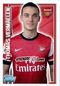 Sticker Thomas Vermaelen - Premier League Inglese 2012-2013 - Topps