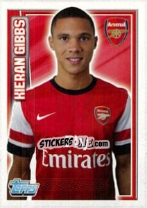 Sticker Kieran Gibbs - Premier League Inglese 2012-2013 n. 10 - Topps