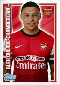 Figurina Alex Oxlade-Chamberlain - Premier League Inglese 2012-2013 - Topps