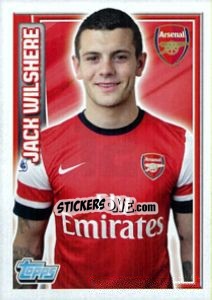 Sticker Jack Wilshere - Premier League Inglese 2012-2013 n. 12 - Topps