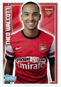 Sticker Theo Walcott - Premier League Inglese 2012-2013 n. 14 - Topps