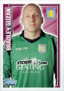 Sticker Bradley Guzan - Premier League Inglese 2012-2013 n. 20 - Topps