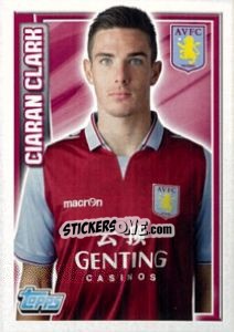 Sticker Ciaran Clark - Premier League Inglese 2012-2013 n. 21 - Topps