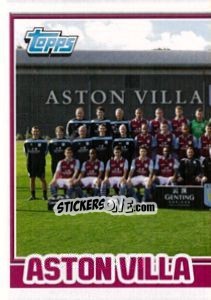 Figurina Aston Villa Team Pt.1 - Premier League Inglese 2012-2013 - Topps