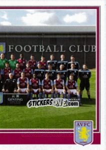 Figurina Aston Villa Team Pt.2 - Premier League Inglese 2012-2013 - Topps