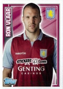 Sticker Ron Vlaar - Premier League Inglese 2012-2013 n. 24 - Topps