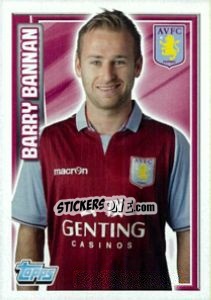 Figurina Barry Bannan - Premier League Inglese 2012-2013 - Topps