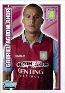 Figurina Gabriel Agbonlahor - Premier League Inglese 2012-2013 - Topps