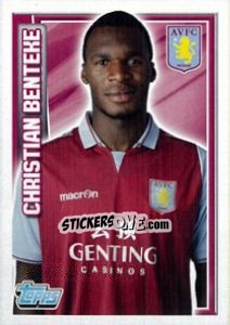 Sticker Christian Benteke - Premier League Inglese 2012-2013 n. 34 - Topps