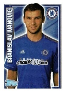 Sticker Branislav Ivanovic - Premier League Inglese 2012-2013 n. 40 - Topps