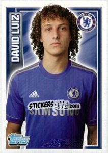 Sticker David Luiz - Premier League Inglese 2012-2013 n. 41 - Topps