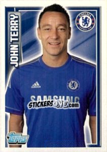 Sticker John Terry - Premier League Inglese 2012-2013 n. 42 - Topps