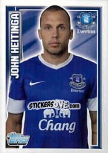 Figurina John Heitinga - Premier League Inglese 2012-2013 - Topps