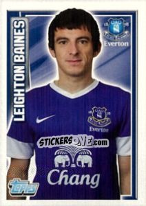 Sticker Leighton Baines - Premier League Inglese 2012-2013 n. 56 - Topps