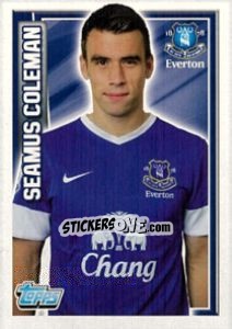 Sticker Seamus Coleman - Premier League Inglese 2012-2013 n. 57 - Topps