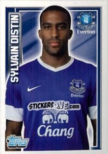 Figurina Sylvain Distin - Premier League Inglese 2012-2013 - Topps