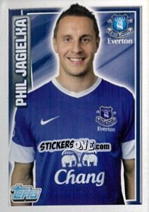 Sticker Phil Jagielka - Premier League Inglese 2012-2013 n. 59 - Topps