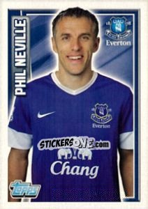 Sticker Phil Neville - Premier League Inglese 2012-2013 - Topps