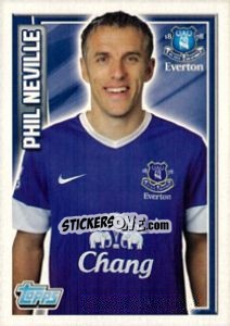 Sticker Phil Neville - Premier League Inglese 2012-2013 n. 62 - Topps