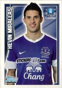 Figurina Kevin Mirallas - Premier League Inglese 2012-2013 - Topps