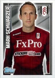 Sticker Mark Schwarzer - Premier League Inglese 2012-2013 n. 68 - Topps