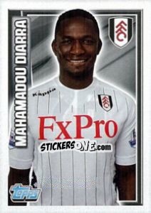 Cromo Mahamadou Diarra - Premier League Inglese 2012-2013 - Topps