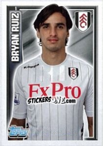 Sticker Bryan Ruiz - Premier League Inglese 2012-2013 - Topps