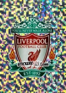 Figurina Liverpool Club Badge - Premier League Inglese 2012-2013 - Topps
