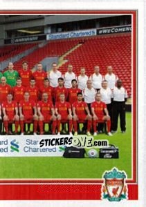 Figurina Liverpool Team Pt.2 - Premier League Inglese 2012-2013 - Topps