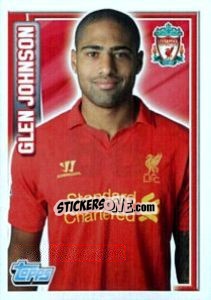 Sticker Glen Johnson - Premier League Inglese 2012-2013 - Topps