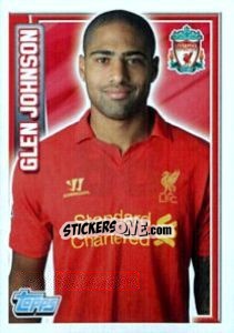 Sticker Glen Johnson - Premier League Inglese 2012-2013 n. 88 - Topps