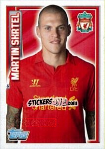Sticker Martin Skrtel - Premier League Inglese 2012-2013 n. 90 - Topps