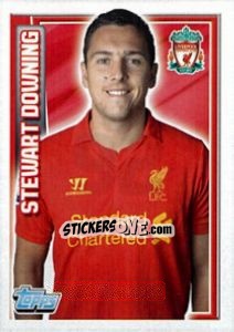 Figurina Stewart Downing - Premier League Inglese 2012-2013 - Topps