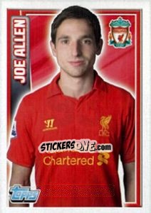 Sticker Joe Allen - Premier League Inglese 2012-2013 n. 93 - Topps