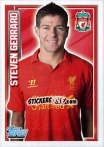 Sticker Steven Gerrard - Premier League Inglese 2012-2013 n. 94 - Topps
