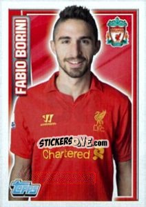 Sticker Fabio Borini - Premier League Inglese 2012-2013 n. 98 - Topps