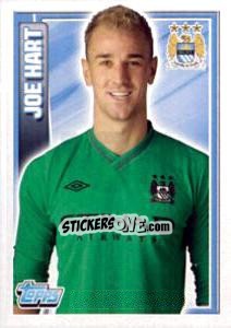 Sticker Joe Hart - Premier League Inglese 2012-2013 n. 100 - Topps