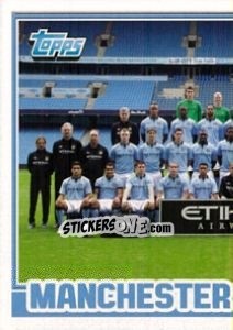 Figurina Manchester City Team Pt.1 - Premier League Inglese 2012-2013 - Topps