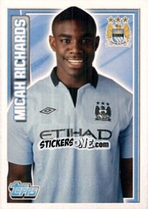 Sticker Micah Richards - Premier League Inglese 2012-2013 - Topps